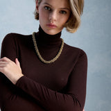 Plum Turtleneck Mania