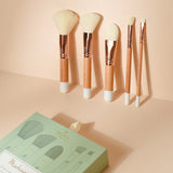 Kit Pinceaux à Maquillage en Bois