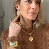 Nautilus earrings