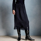 Capucine Navy Skirt