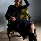 Capucine Navy Skirt