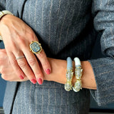 Philippa Ecru Panther Bangle