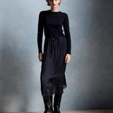 Capucine Navy Skirt