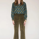 Pantalon Frida Velvet Kaki