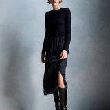 Capucine Navy Skirt