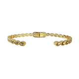 Champagne multi-cabochon bangle